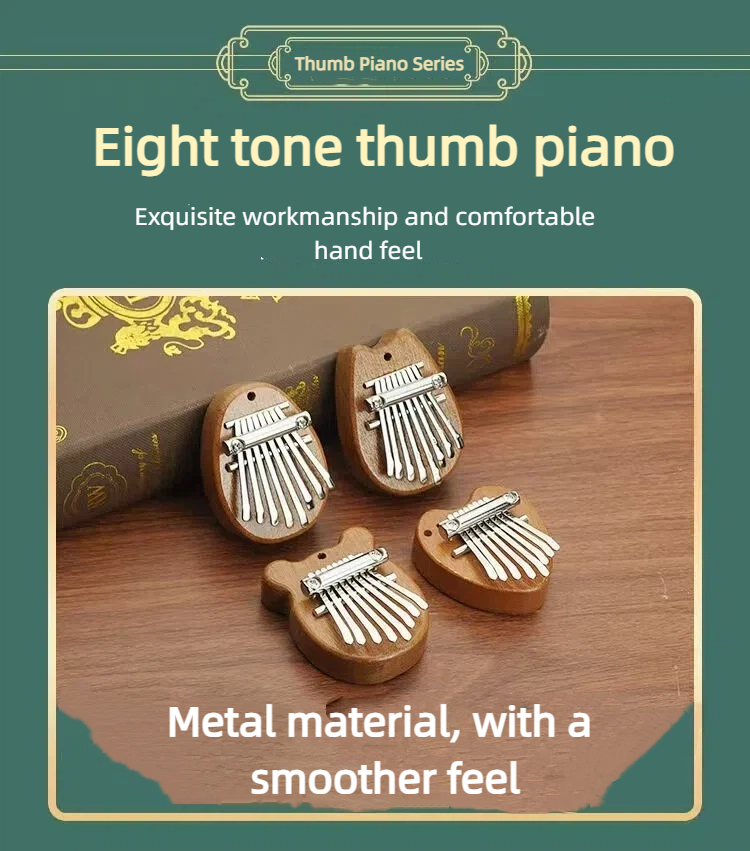 Musical Instrument For Beginners - 1pc 휴대용 초보자용 엄지 피아노(자체 내장형