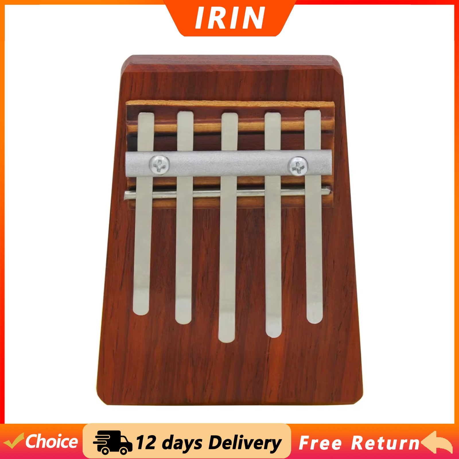 Musical Instrument For Beginners - IRIN Kalimba 5 톤 엄지 피아노
