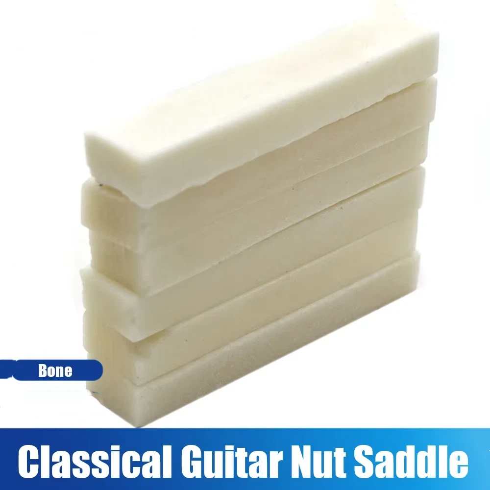 Musical Instrument Mandolin - 6개의 생뼈 기타 너트 새들 블랭크