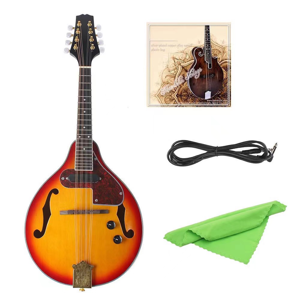 Musical Instrument Mandolin - 스프루스 만돌린 악기, 우드, 8현, 어쿠스틱