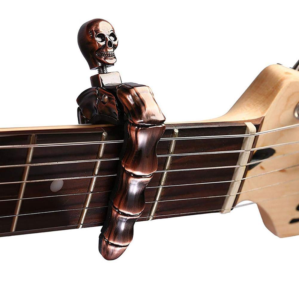 어쿠스틱 및 일렉트릭 기타용 기타 카포 스컬 카포, 뱅 - Musical Instrument Mandolin 리뷰 및 가격