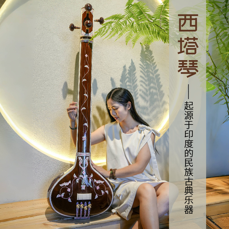 수제 시타르 인도 전통 악기 시타르 - Musical Instrument Sitar 리뷰 및 가격