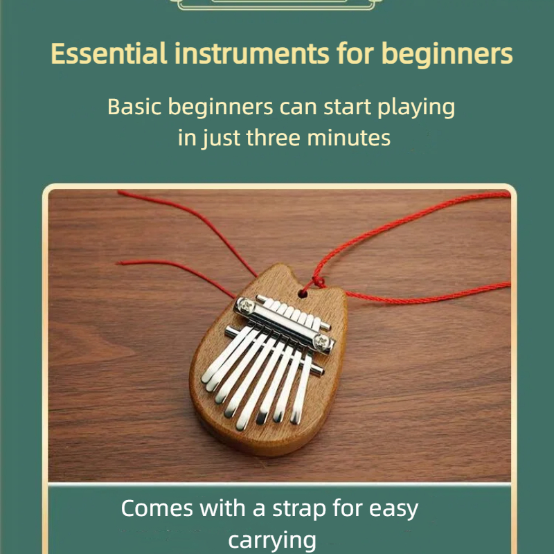 1pc 휴대용 초보자용 엄지 피아노(자체 내장형 묶는  - Musical Instrument For Beginners 리뷰 및 가격