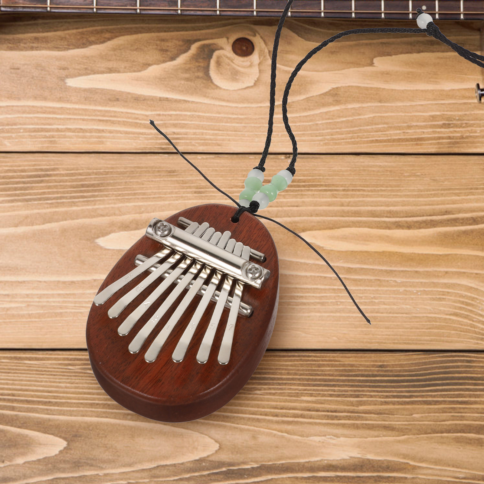 나무 칼림바 8키 엄지 피아노 초보자를 위한 미니 손가 - Musical Instrument For Beginners 리뷰 및 가격