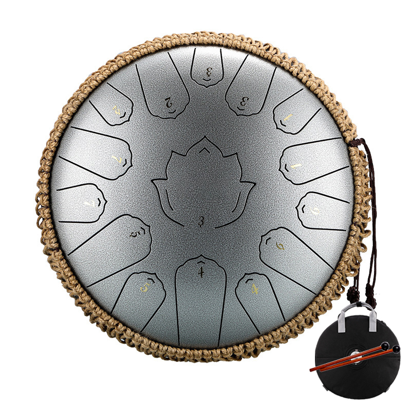 Hluru 글루코폰 스틸 혀 드럼, 13 인치, 15  - Musical Instrument Handpan 리뷰 및 가격