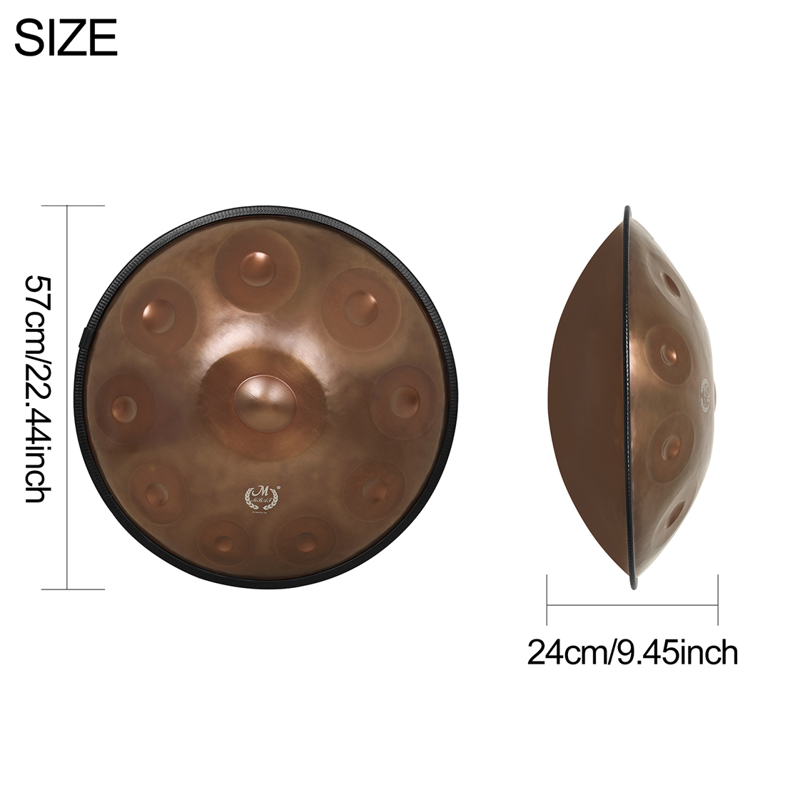 M MBAT 22인치 D 마이너 핸드팬 드럼 432Hz - Musical Instrument Handpan 리뷰 및 가격