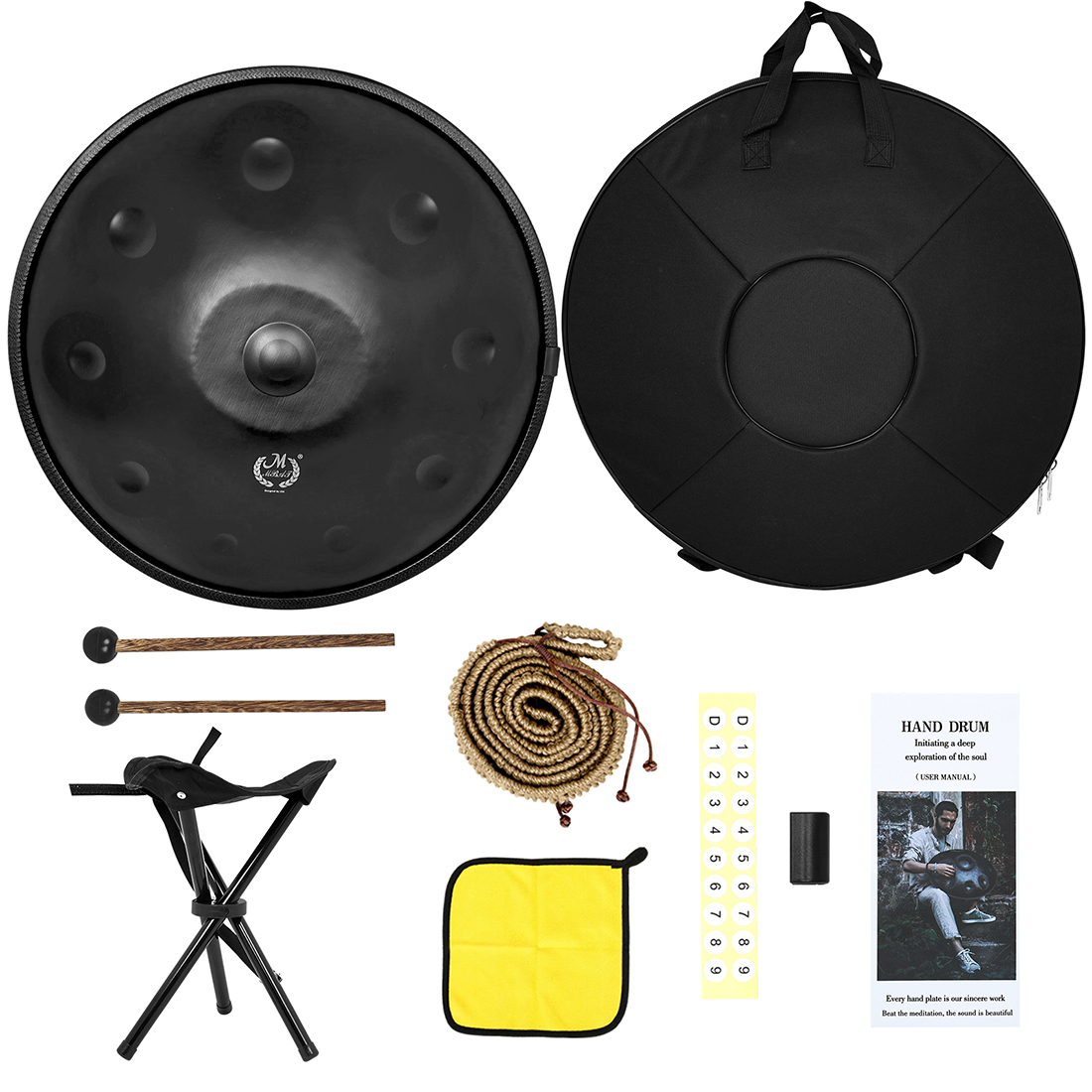 M MBAT 22인치 D 마이너 핸드팬 드럼 432Hz - Musical Instrument Handpan 리뷰 및 가격