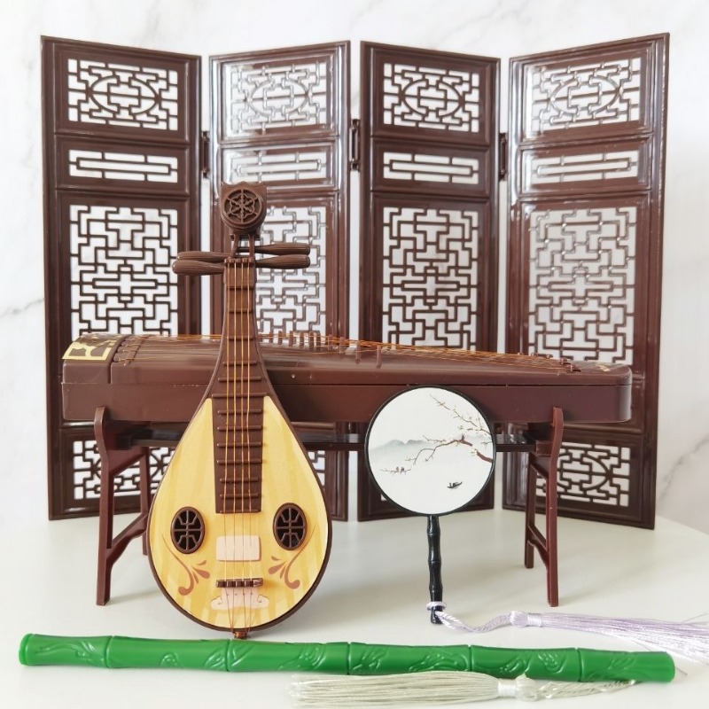 골동품 인형 액세서리, 중국 스타일 장식 소품, 클래식 - Musical Instrument Xiao 리뷰 및 가격