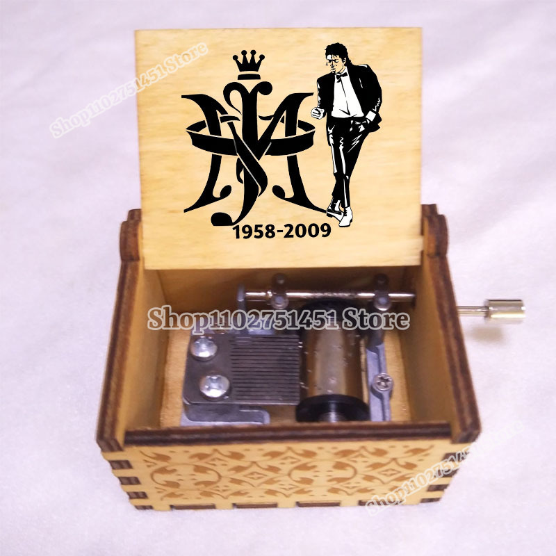 팝의 왕 마이클 잭슨 나무 페인팅 뮤직 박스 장식품 고 - Musical Instrument Handpan 리뷰 및 가격