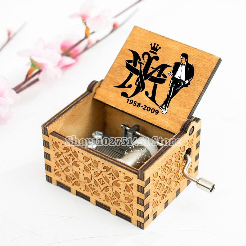 팝의 왕 마이클 잭슨 나무 페인팅 뮤직 박스 장식품 고 - Musical Instrument Handpan 리뷰 및 가격