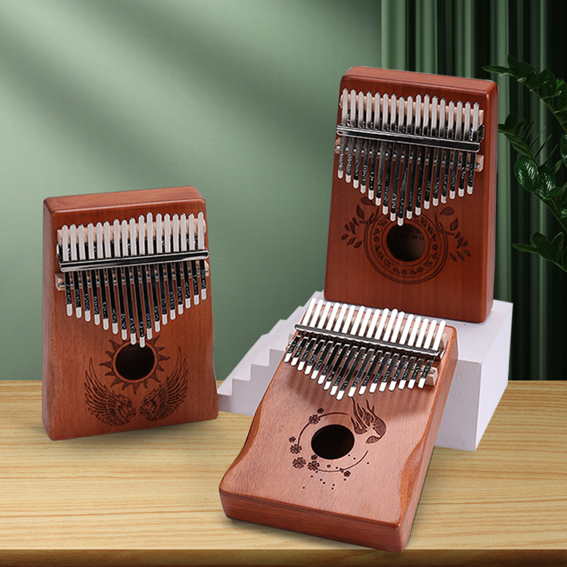 17 키 Hluru Kalimba 전문가용 고품질 엄지 - Musical Instrument For Beginners 리뷰 및 가격