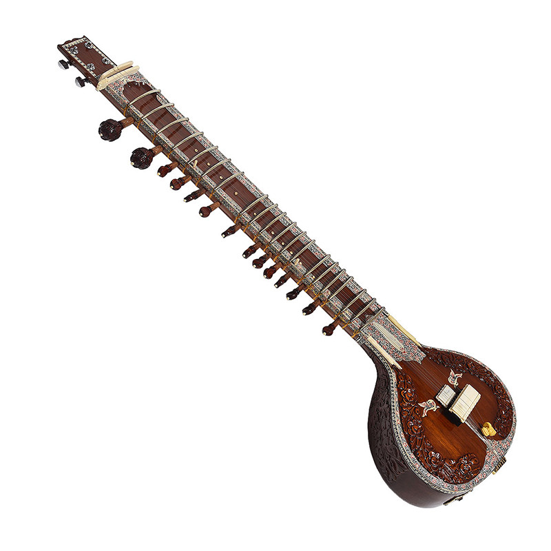 인도 시타르 클래식 수공예 전문 연주용 틈새 악기 국가 - Musical Instrument Sitar 리뷰 및 가격