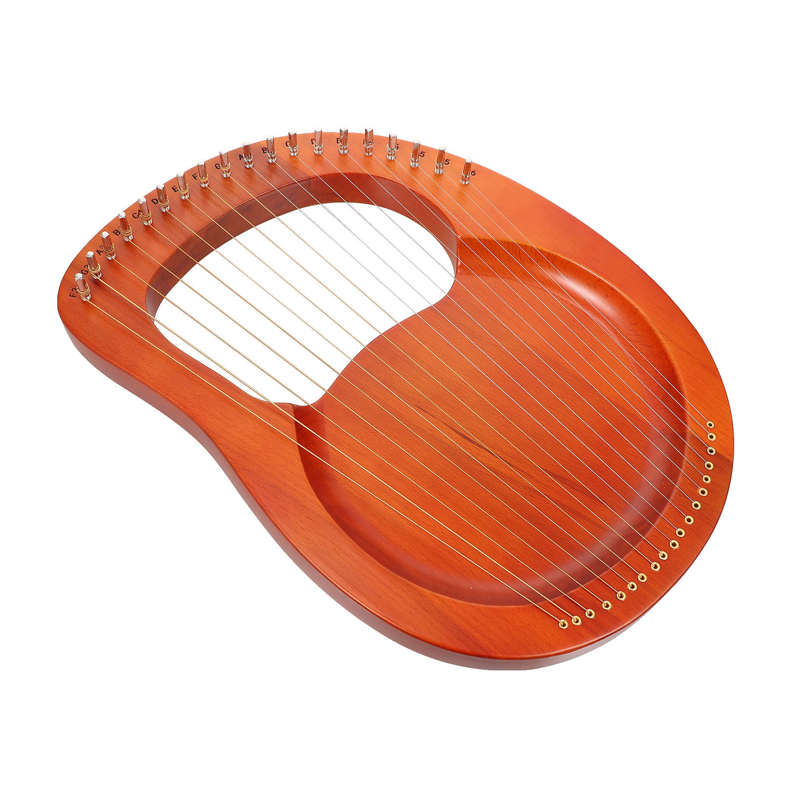 1세트 휴대용 리라 하프 19현 목재 바디 핸드헬드 스 - Musical Instrument Harp 리뷰 및 가격