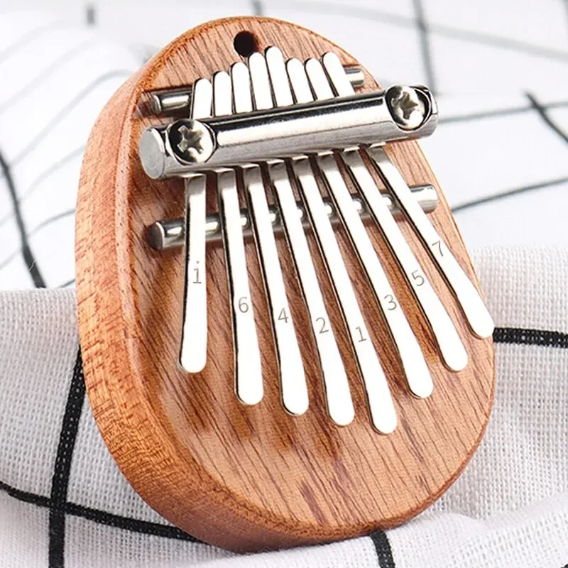 1Pcs 나무 미니 엄지 피아노 뮤지컬 8 톤 휴대용  - Musical Instrument For Beginners 리뷰 및 가격
