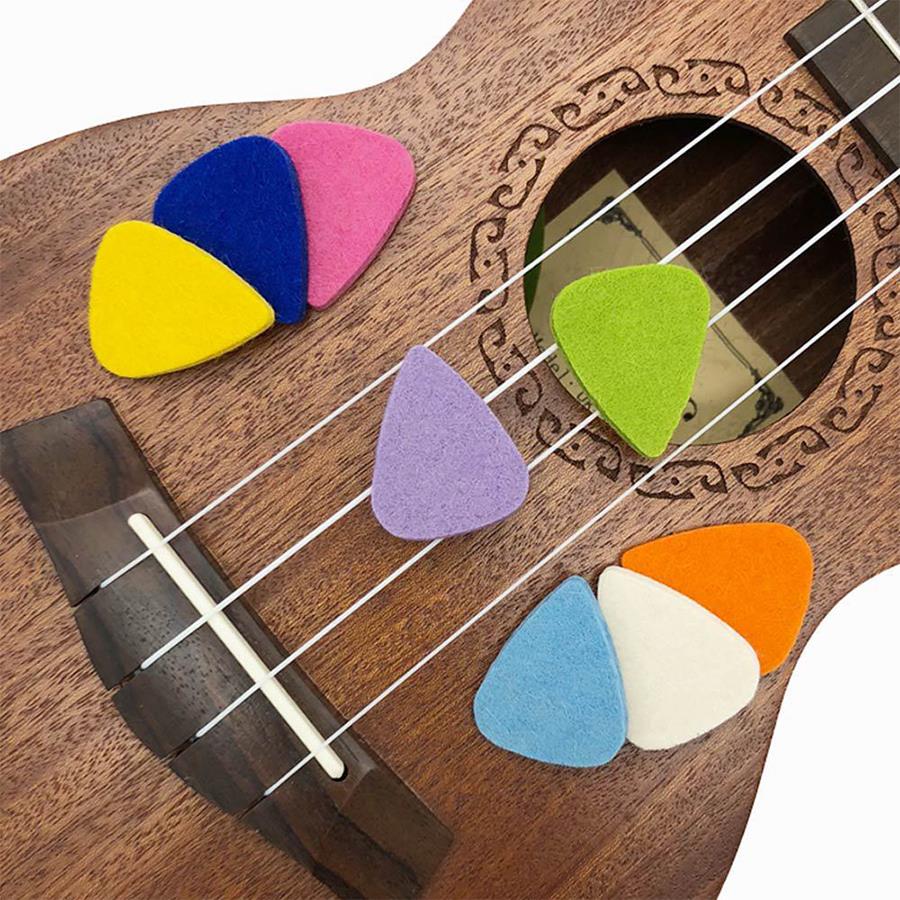 10/20개 펠트 기타 피크, 우쿨렐레, 어쿠스틱 기타 - Musical Instrument Mandolin 리뷰 및 가격