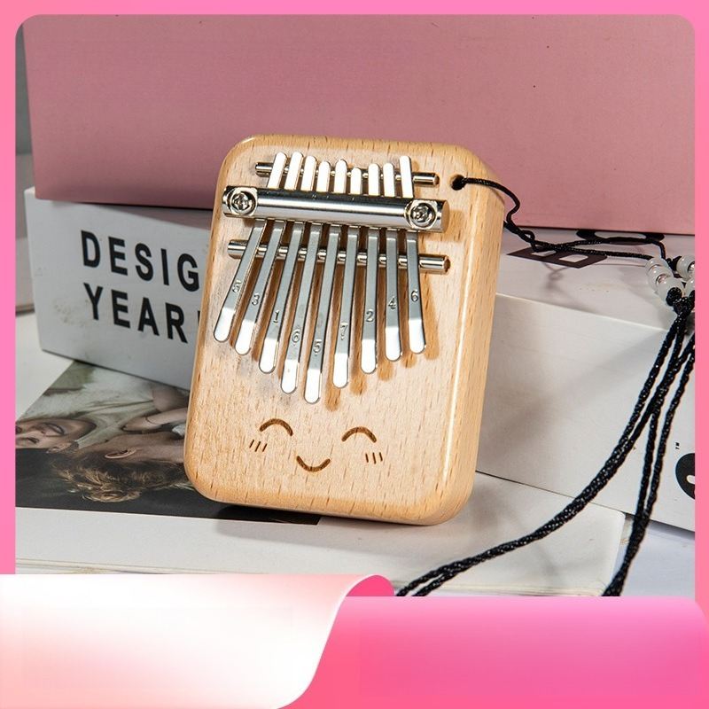 단단한 나무로 만든 9음 미니 엄지 피아노 악기, 나무 - Musical Instrument For Beginners 리뷰 및 가격