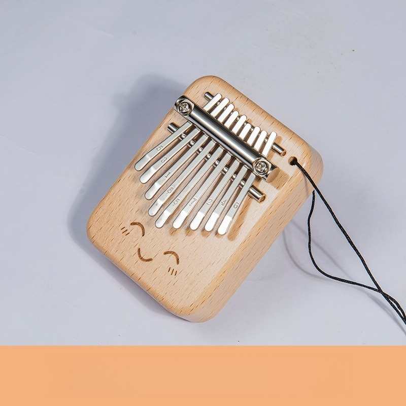 단단한 나무로 만든 9음 미니 엄지 피아노 악기, 나무 - Musical Instrument For Beginners 리뷰 및 가격