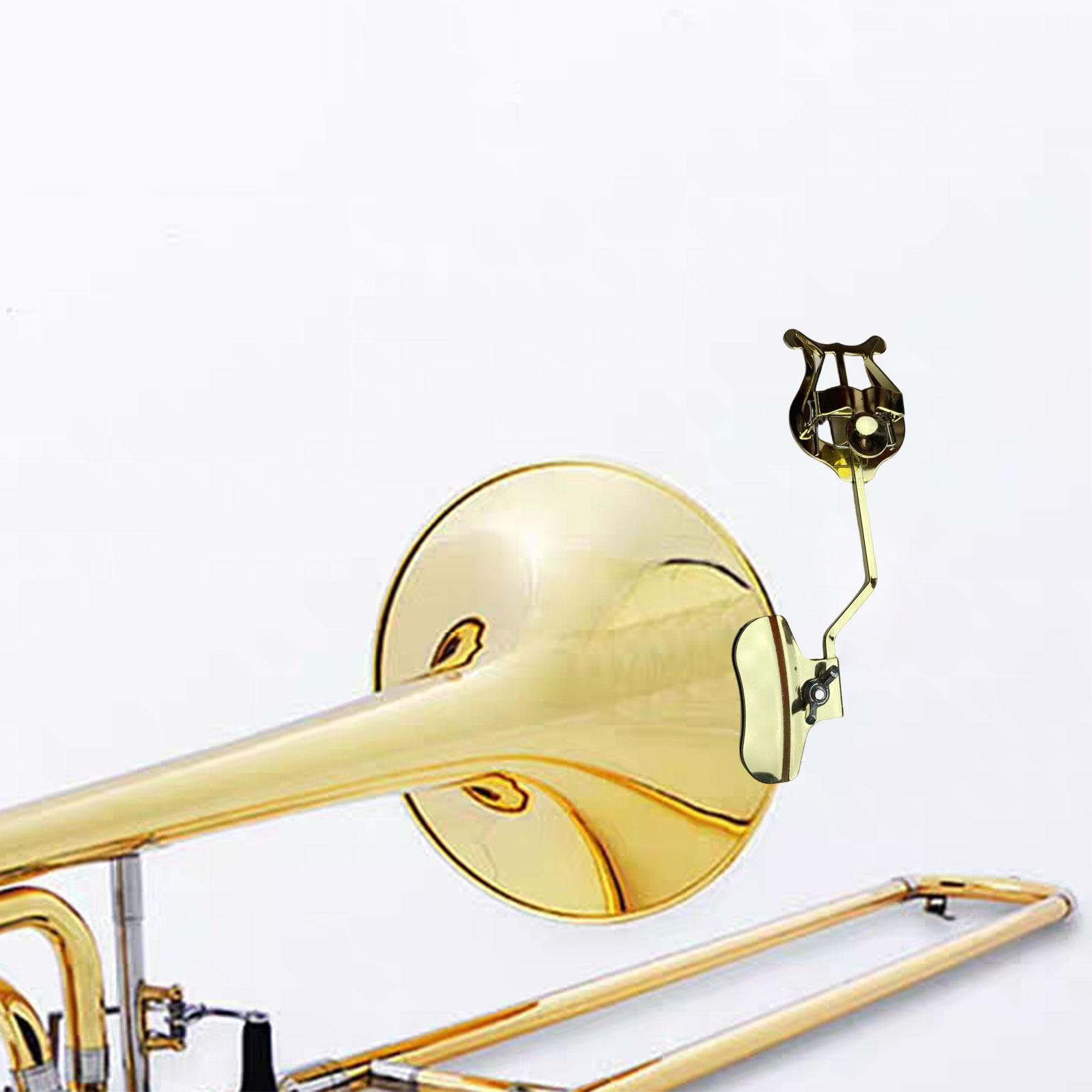 트롬본 리어 악보 홀더 관악기 트럼펫 악보 스탠드 휴대 - Musical Instrument Harp 리뷰 및 가격