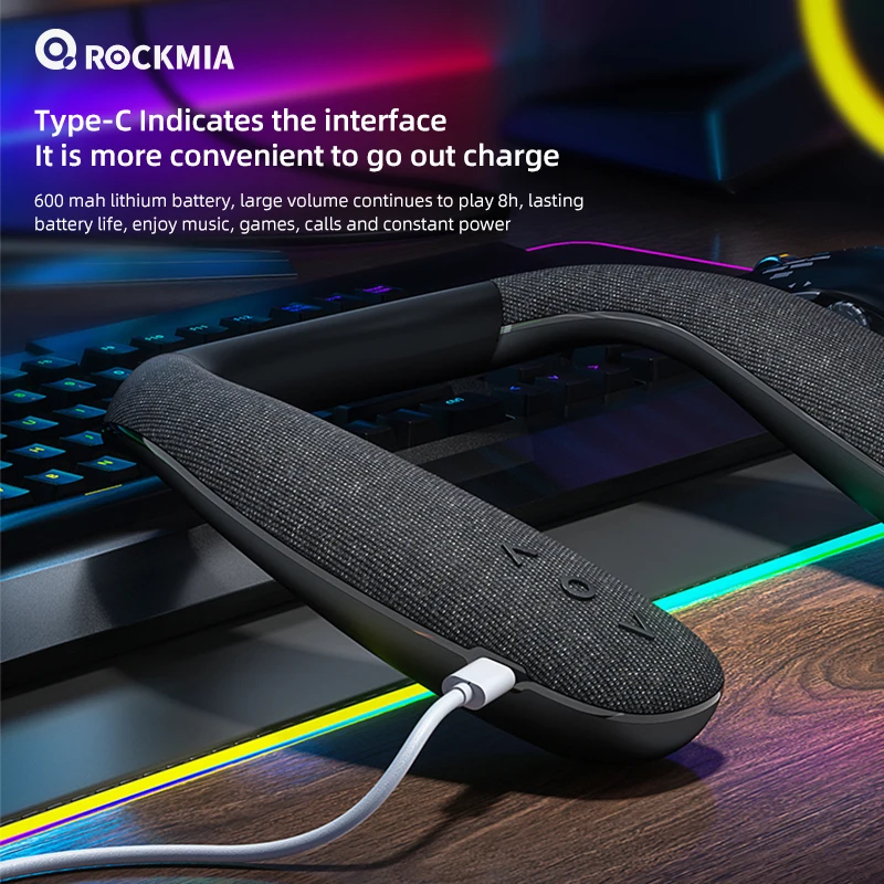 Rockmia 브랜드 넥밴드 블루투스 스피커 EBS-9 - Musical Instrument Vector 리뷰 및 가격