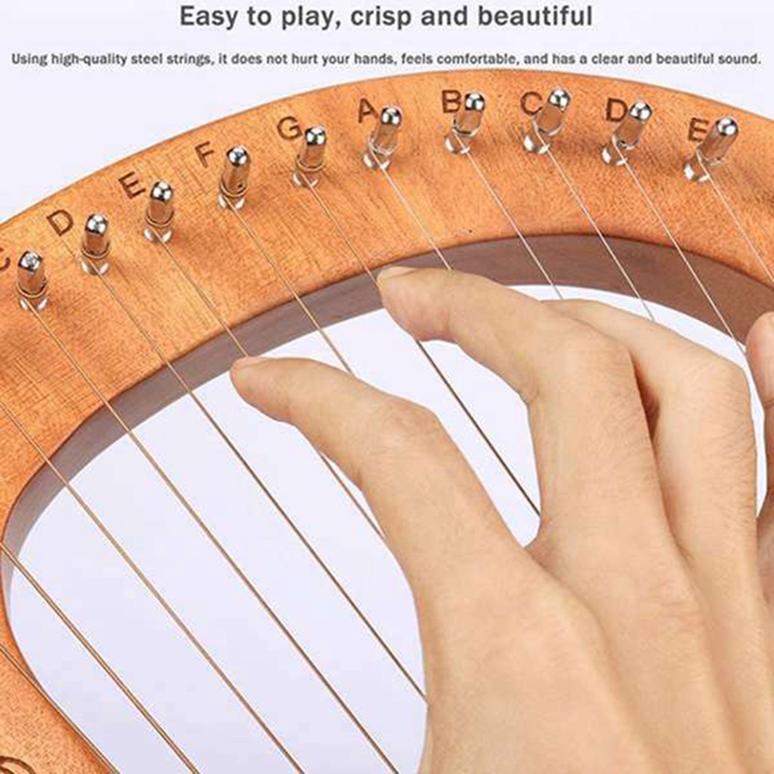 ABYB 21줄 라이어 하프 줄 소형 하프 줄 악기 액 - Musical Instrument Harp 리뷰 및 가격